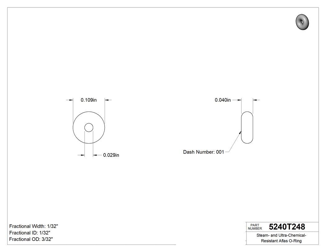 Technical drawing - 5240T248